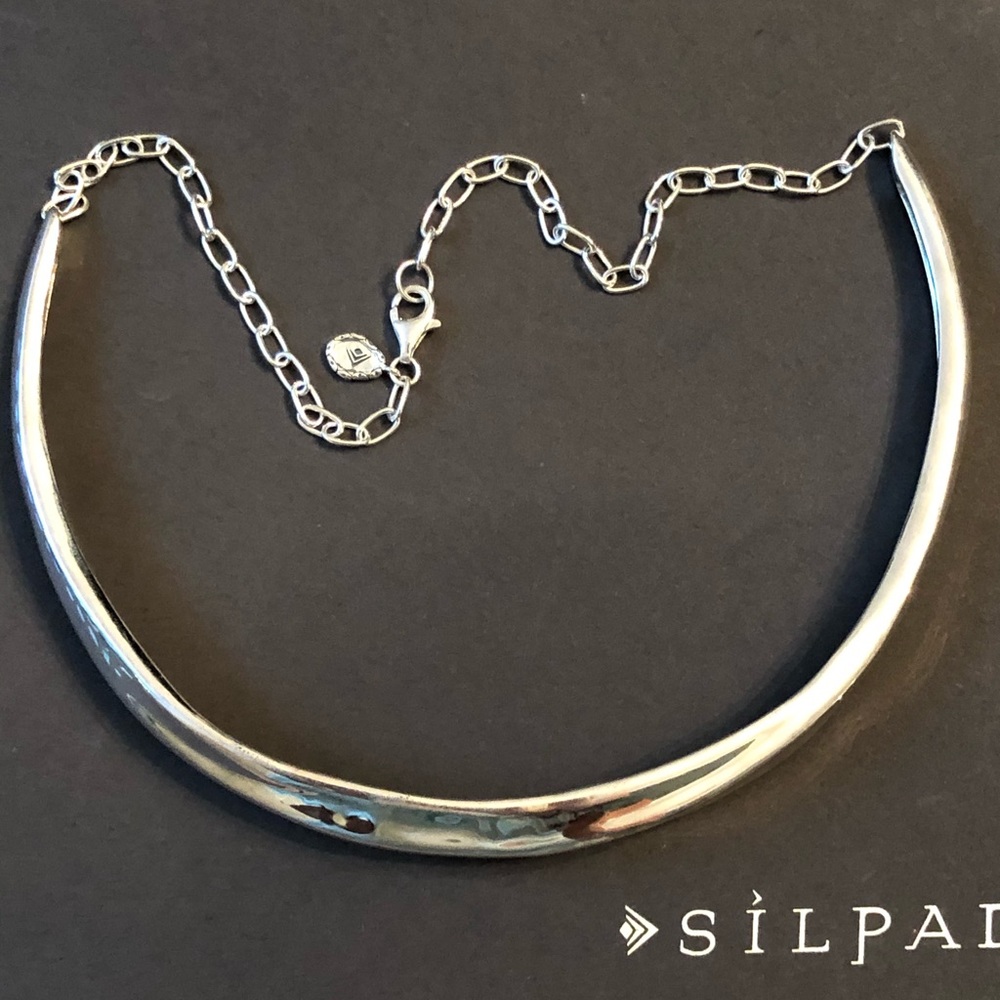 Elegant Silpada Sterling Silver .925 Collar Choker Muse Necklace